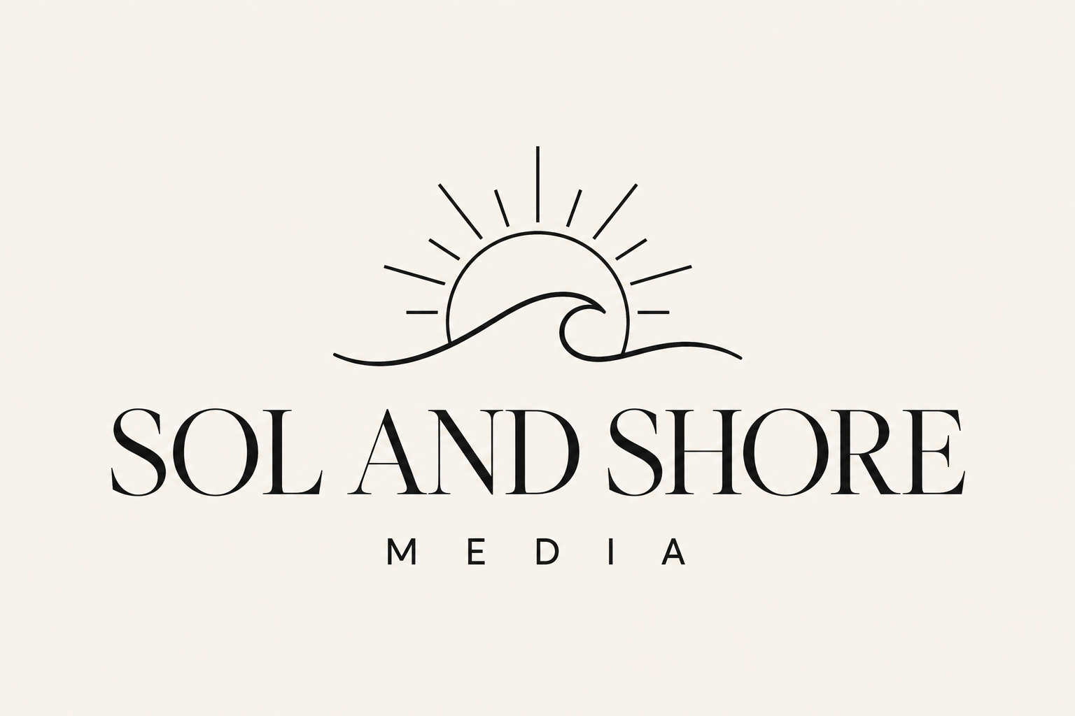 Sol and Shore Media sun and wave logo
